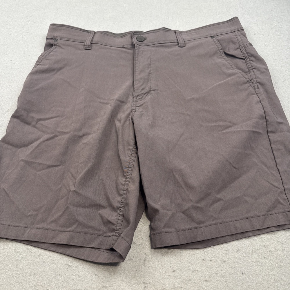 Weatherproof Vintage SHORTS Men 36 Performance Stretch Trail CHARCOAL GRAY